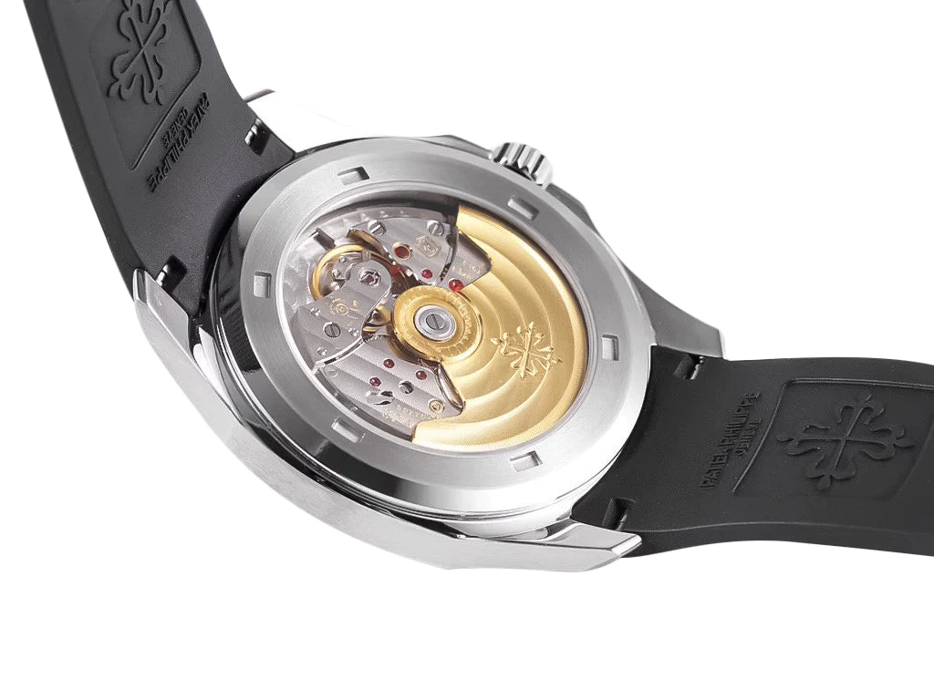 Aquanaut Stainless Steel with Black Dial (38mm)