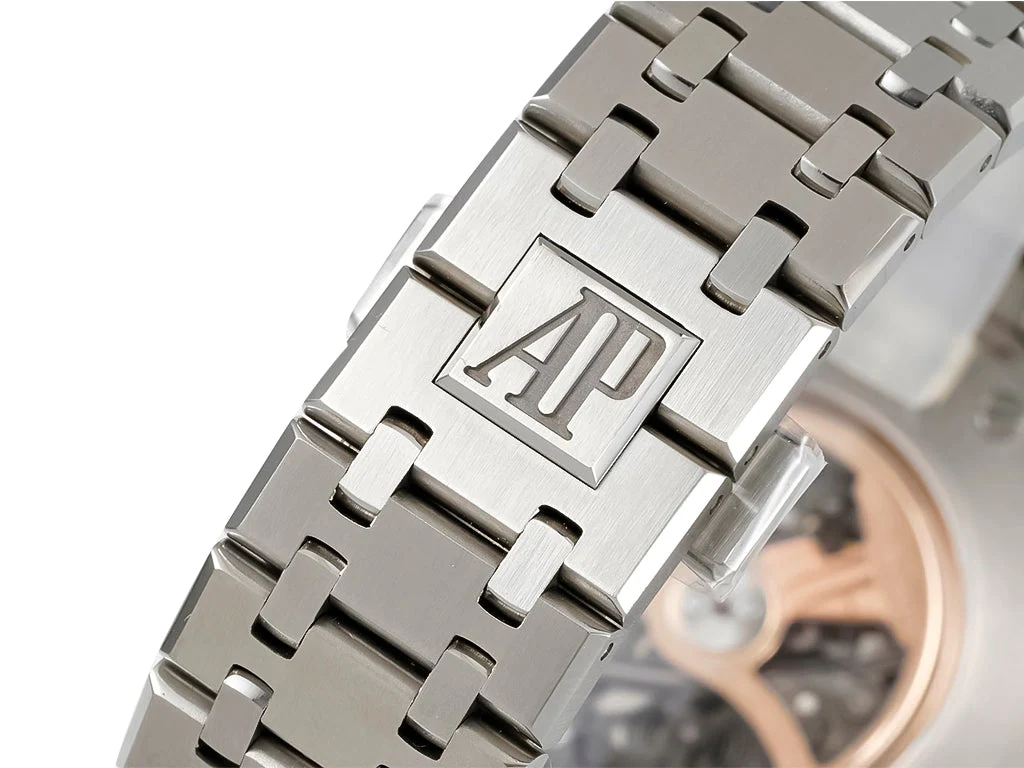 Royal Oak Stainless Steel Openworked Double Balance Wheel (41mm)