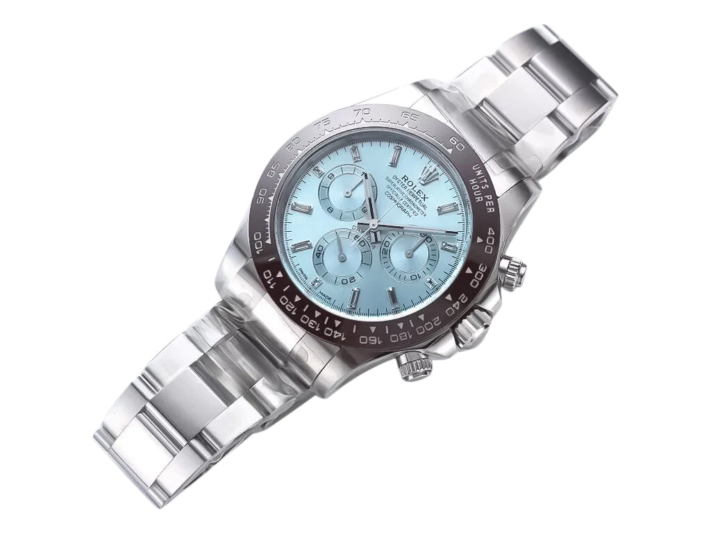 Cosmograph Daytona Platinum with Ice Blue Diamond Dial