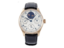 IWC Portugieser Eternal Calendar Gold Case With White Dial (44.2mm)