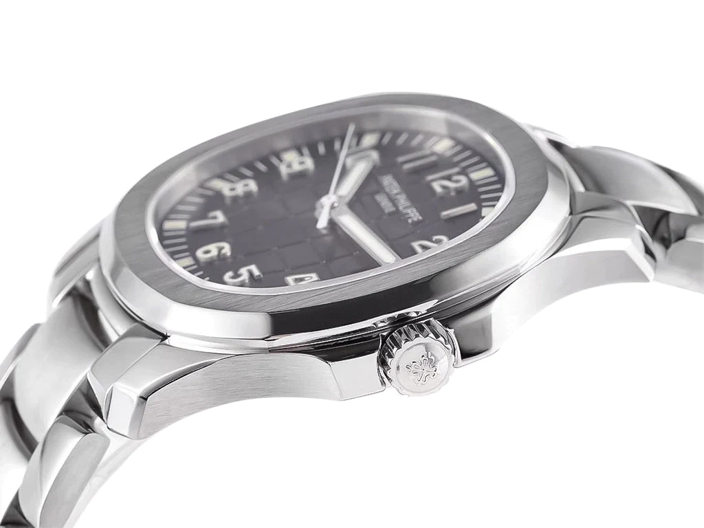 Aquanaut Date Stainless Steel with Rhodium Dial (40mm)