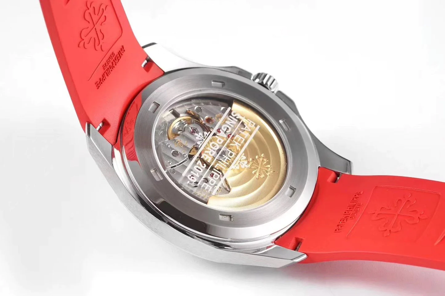 Aquanaut Stainless Steel 'Singapore' with Black Dial (40mm)