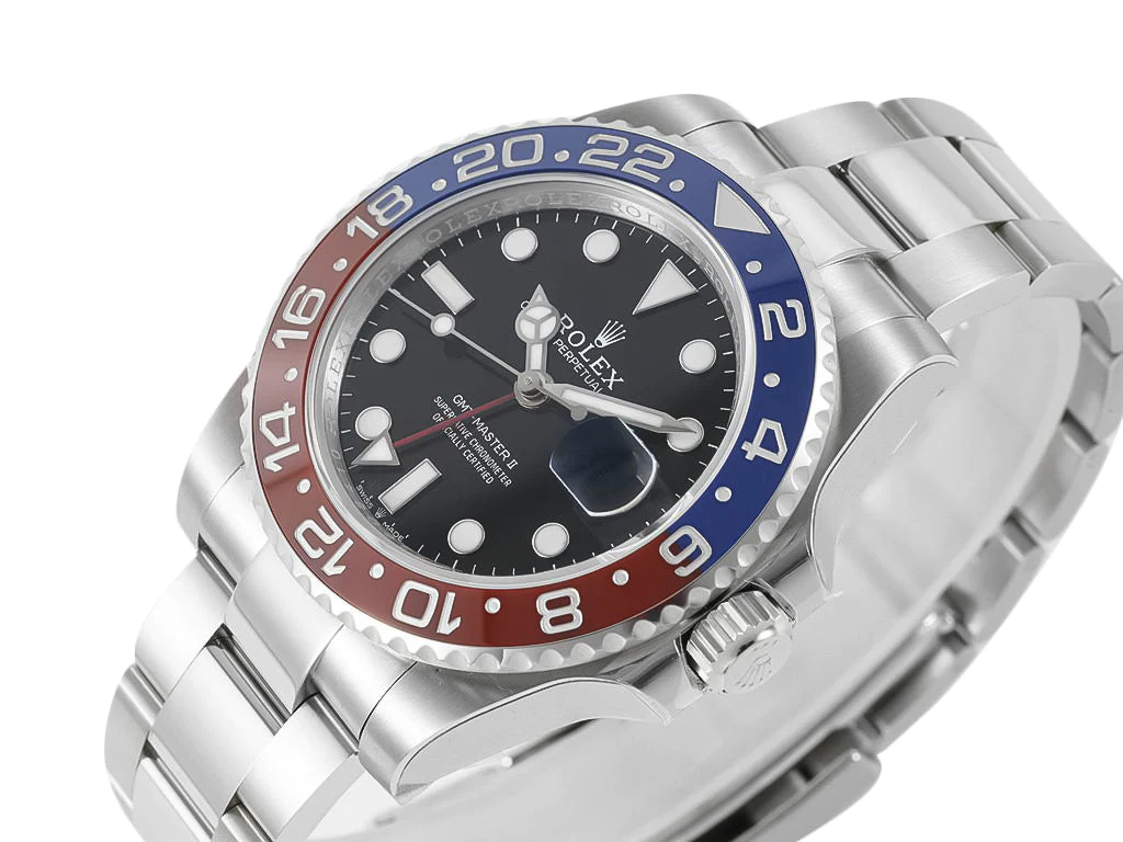 GMT-Master II Stainless Steel 'Pepsi' on Oyster (40mm)