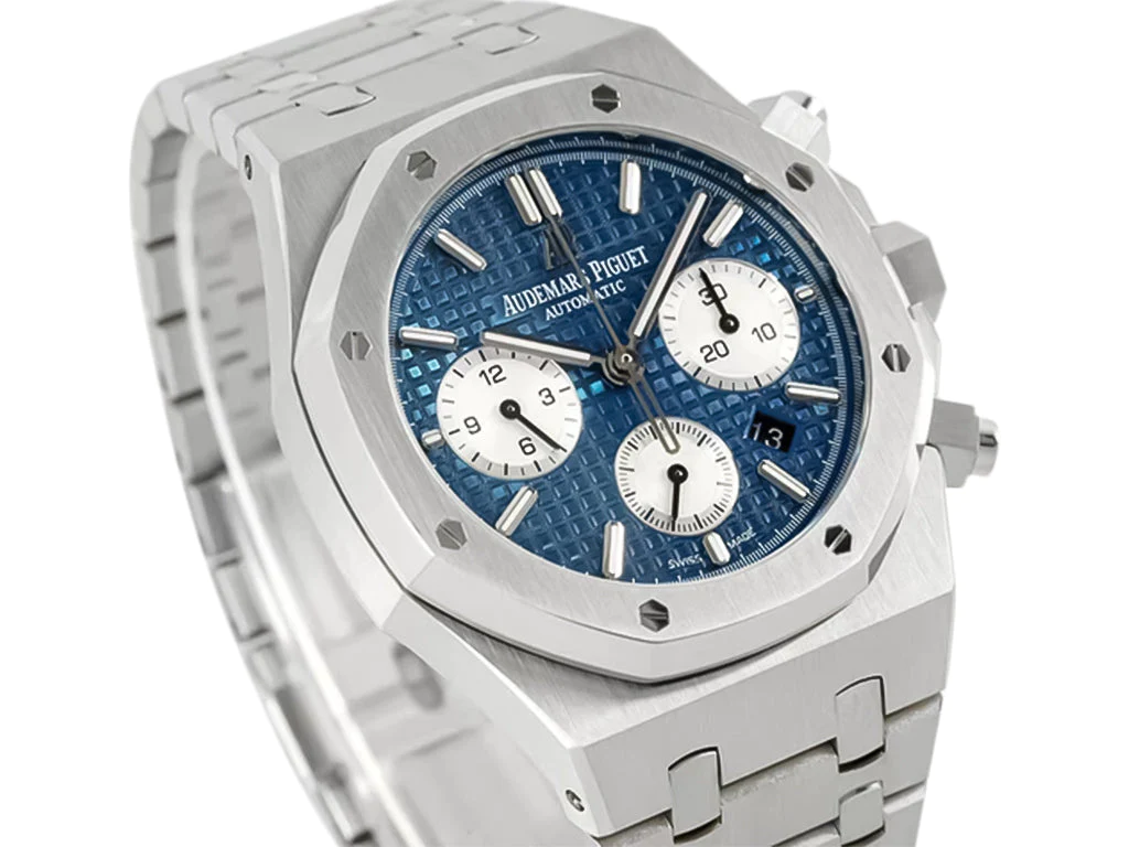 Royal Oak Chronograph Stainless Steel with Blue Dial (41mm)