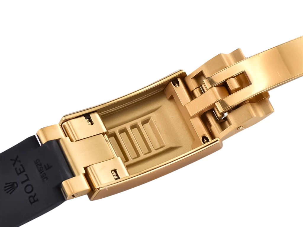 Yacht-Master Yellow Gold on Oysterflex with Black Dial (42mm)