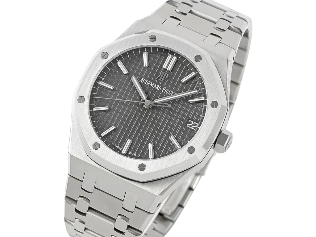 Royal Oak Stainless Steel with Grey Dial (41mm) - 15500