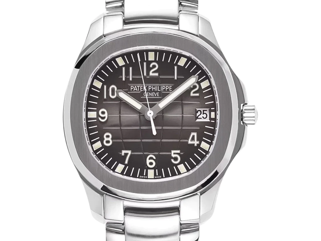 Aquanaut Date Stainless Steel with Rhodium Dial (40mm)