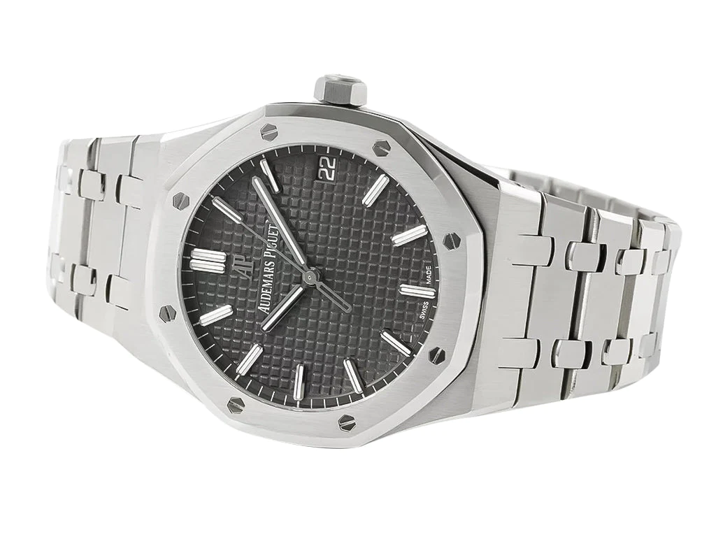 Royal Oak Stainless Steel with Grey Dial (41mm) - 15500