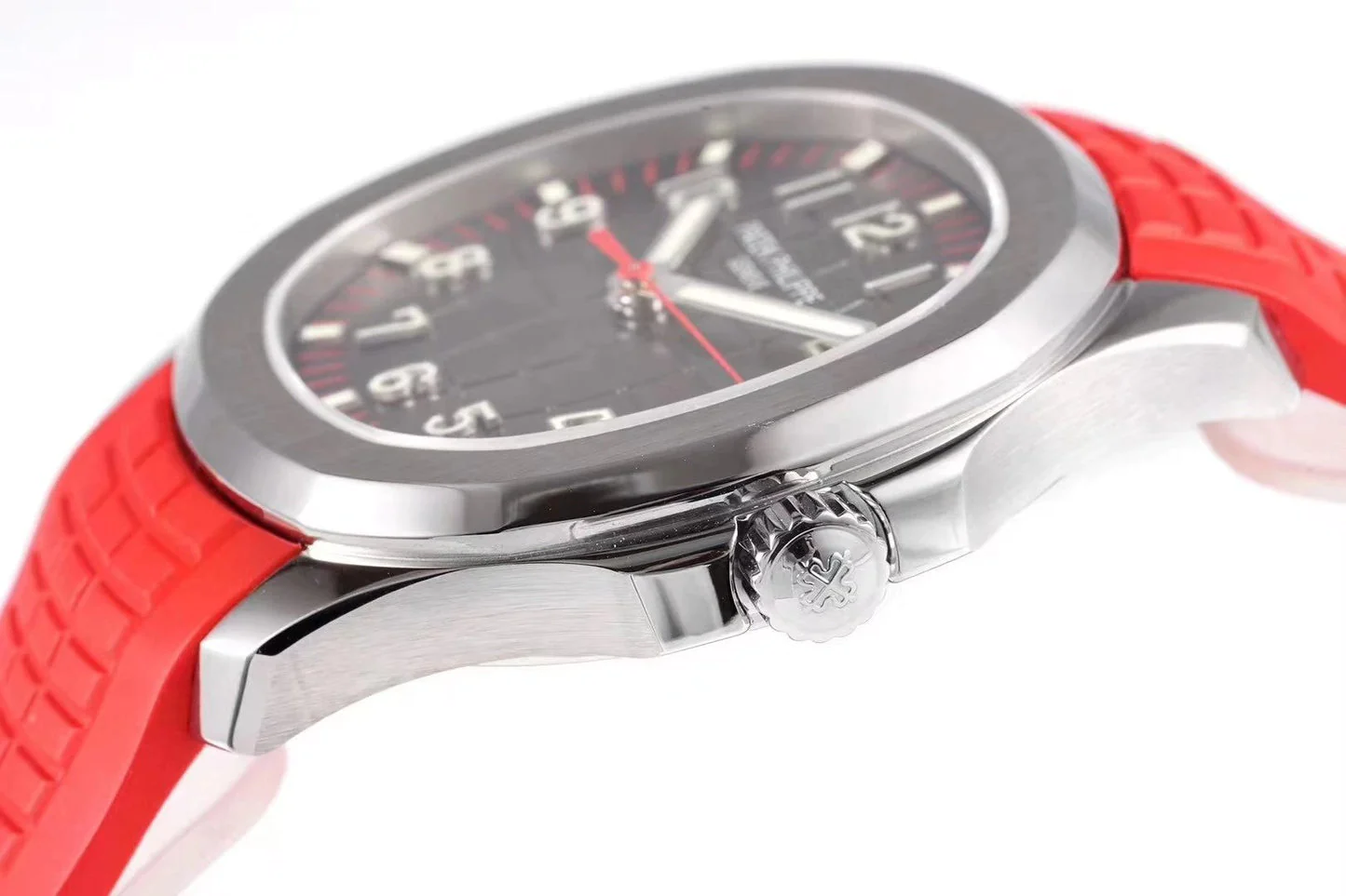 Aquanaut Stainless Steel 'Singapore' with Black Dial (40mm)