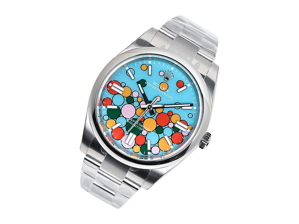 Oyster Perpetual 41 Stainless Steel with Turquoise Dial (Celebration Motif)