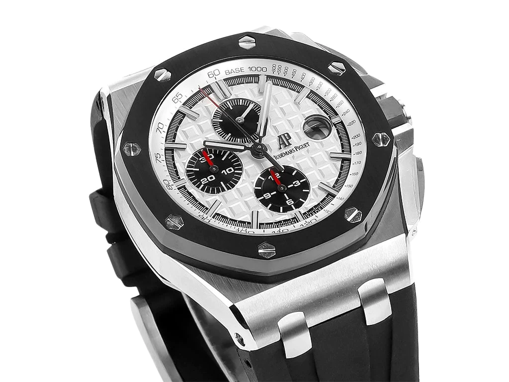 Royal Oak 'Offshore Chronograph' Stainless Steel with Silver Dial (44mm)