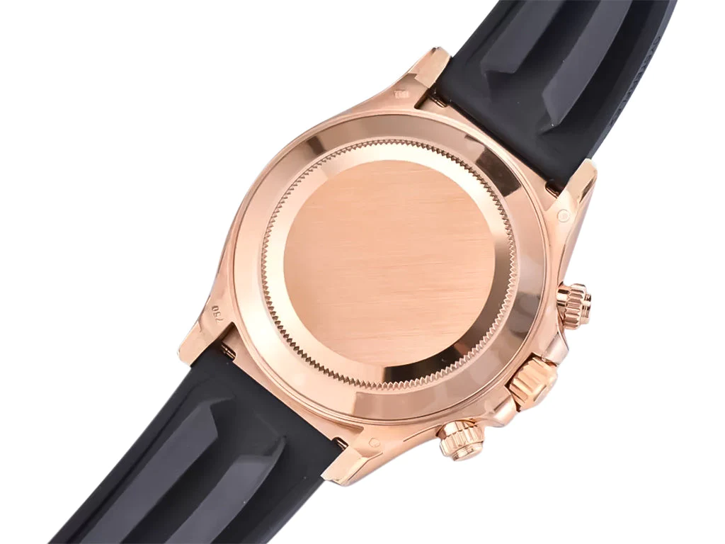 Cosmograph Daytona Rose Gold Oysterflex with Black Dial