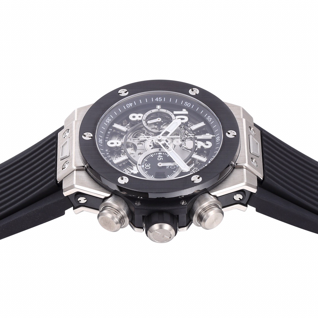 BIG BANG Unico Titanium Alloy Case with Ceramic Bezel and Black Dial (44MM)