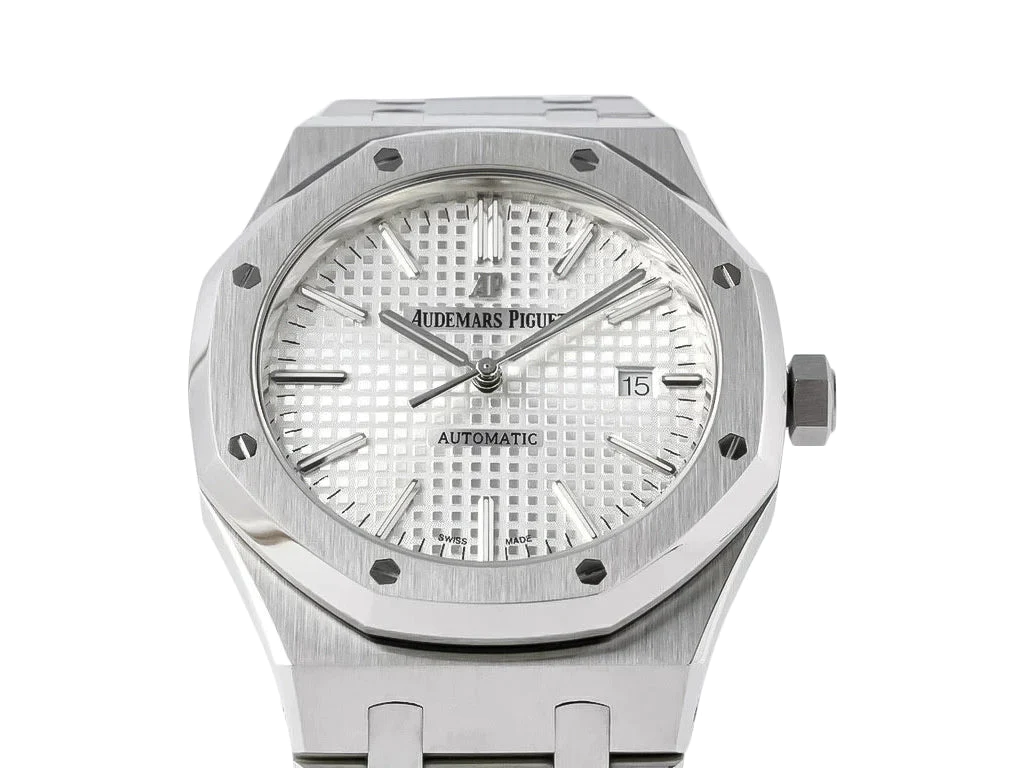 Royal Oak Stainless Steel with Silver Dial (41mm) - 15400