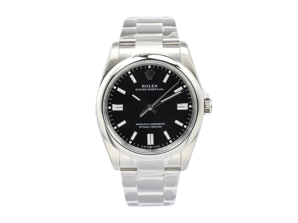 Oyster Perpetual 36 Stainless Steel with Black Dial