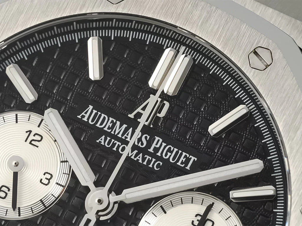 Royal Oak Chronograph Stainless Steel with Black Dial (41mm)