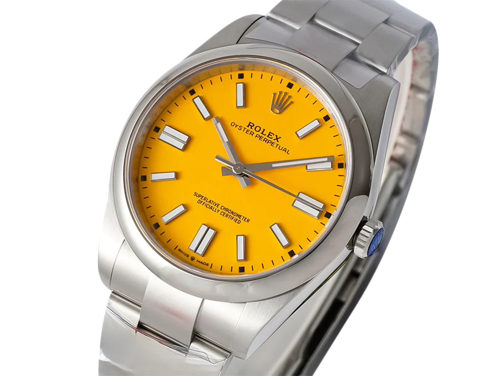Oyster Perpetual 41 Stainless Steel with Yellow Dial