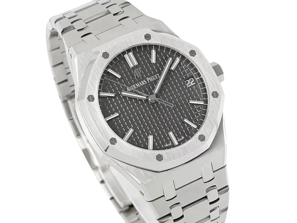 Royal Oak Stainless Steel with Grey Dial (41mm) - 15500