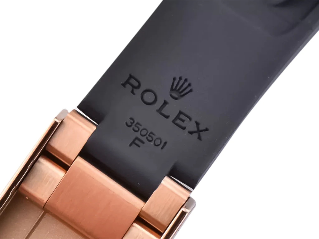 Cosmograph Daytona Rose Gold Oysterflex with Black Dial