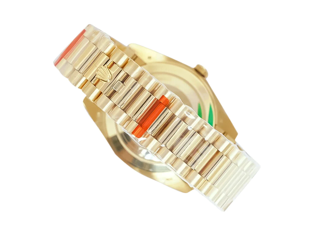 Day-Date 40 Yellow Gold 'President' with Champagne Dial (Roman Numerals) and Fluted Bezel