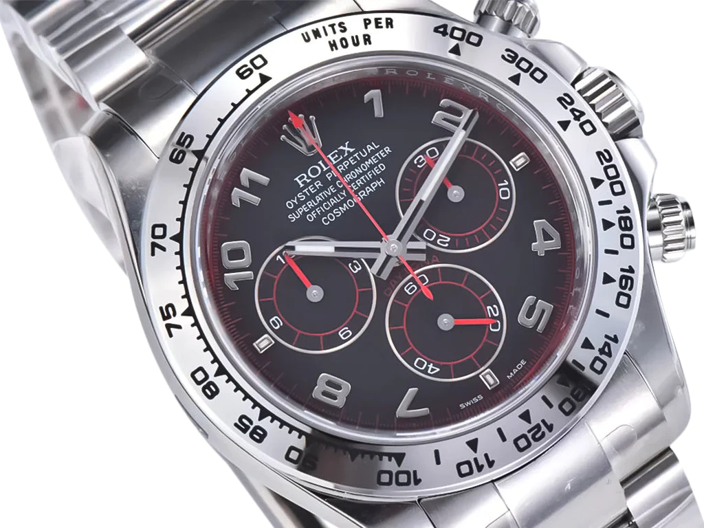 Cosmograph Daytona Stainless Steel with Matte Black 'Racing Dial'