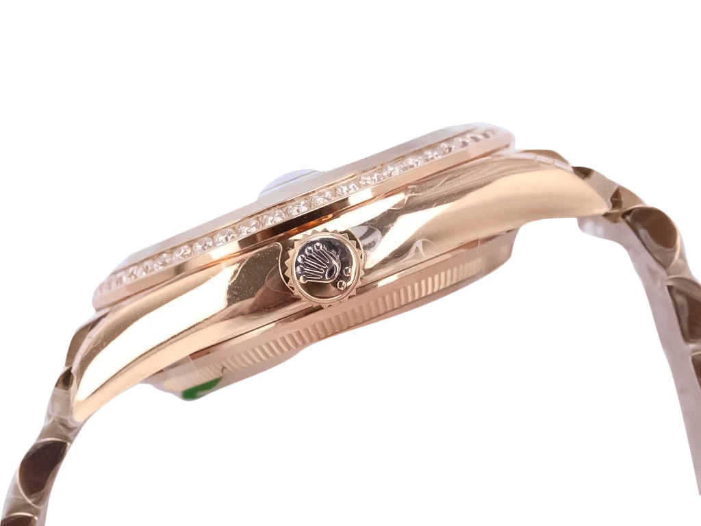 Day-Date 36 Rose Gold 'President' with Diamond Rose Dial and Diamond Bezel
