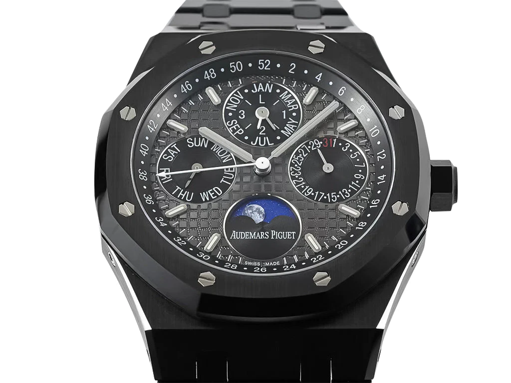 Royal Oak 'Perpetual Calendar' Ceramic with Black Dial (41mm)