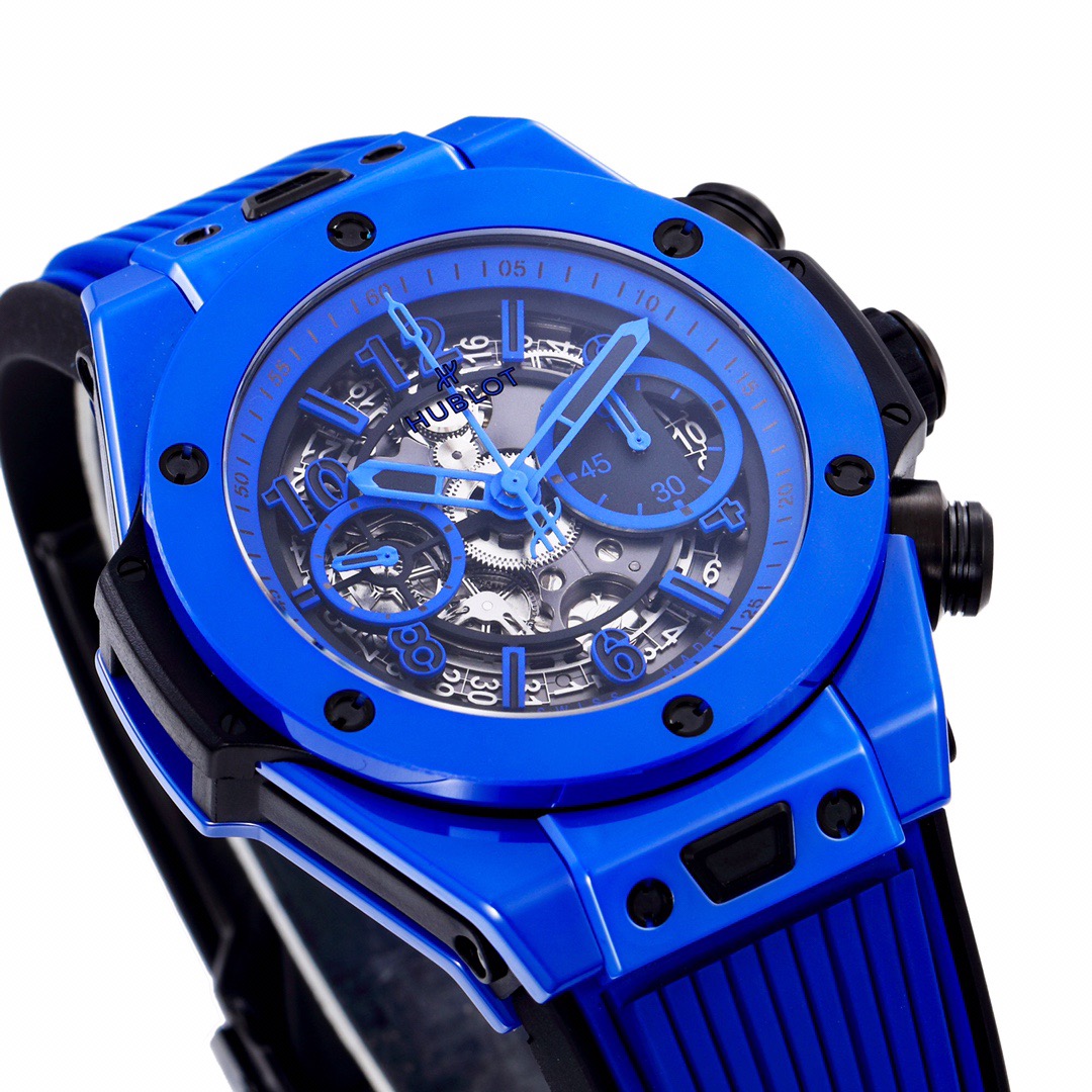 BIG BANG Unico Blue Ceramic Case with Black Dial (45MM)