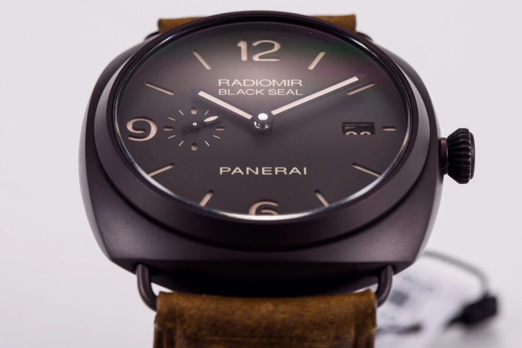 Radiomir Composite Black Seal 3 Days Automatic with Brown Dial and Brown Strap (45mm)