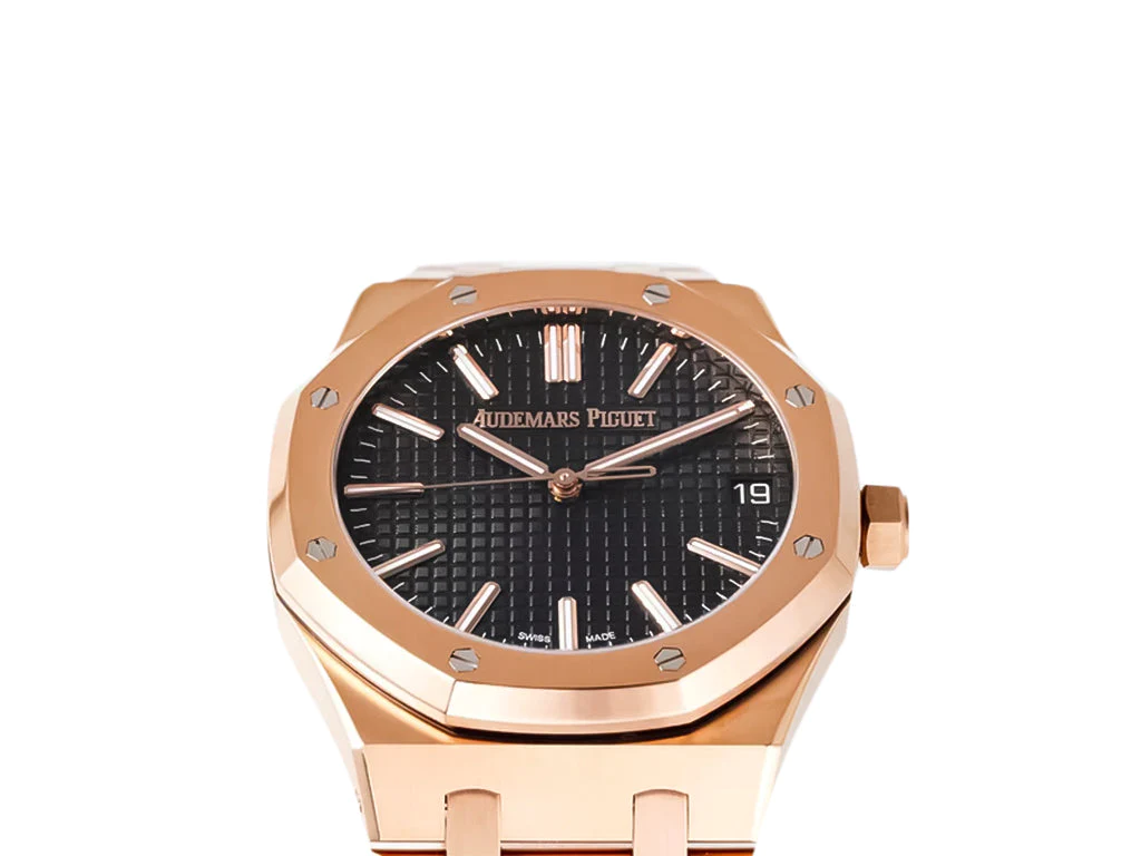 Royal Oak Pink Gold '50th Anniversary' with Black Dial (41mm)