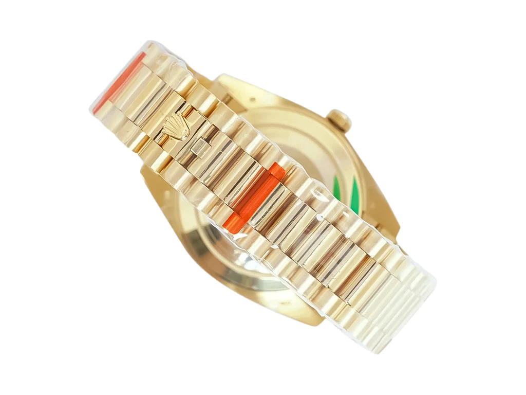 Day-Date 40 Yellow Gold 'President' with Champagne Dial and Fluted Bezel