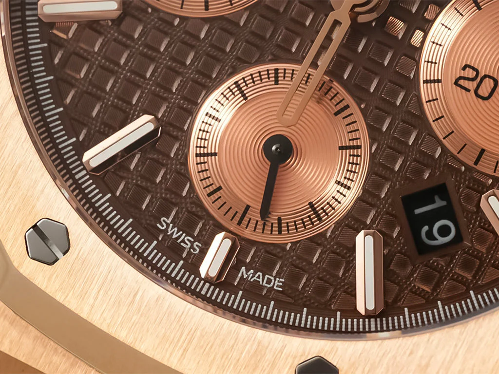 Royal Oak Chronograph Pink Gold with Chocolate Dial (41mm)