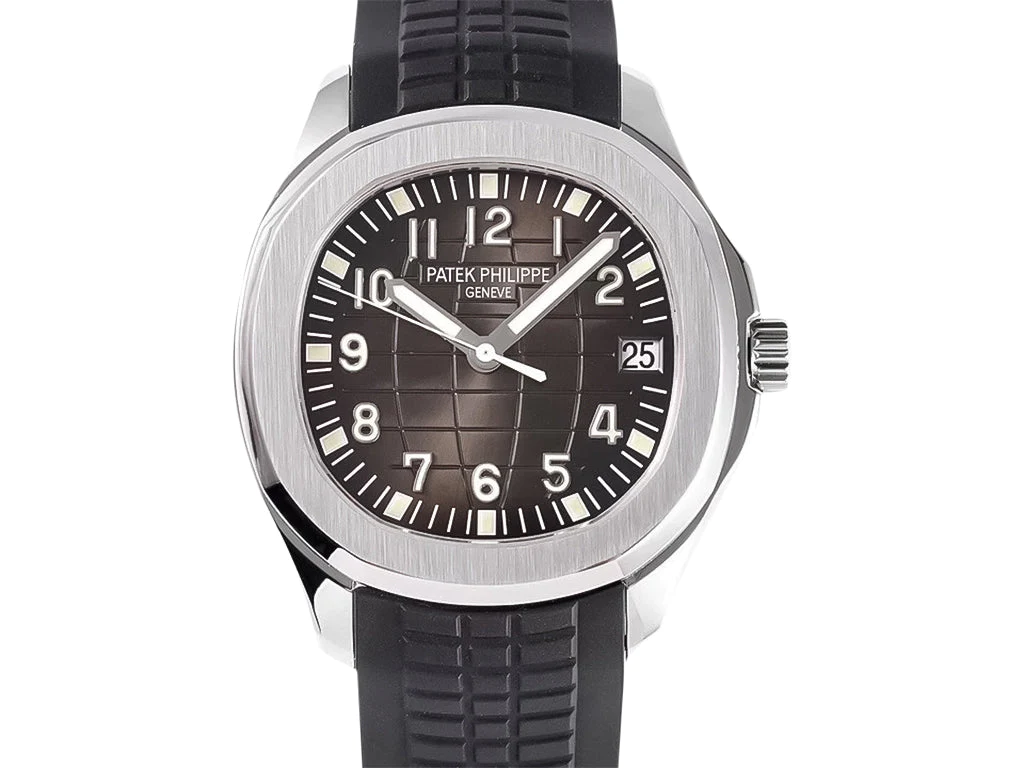 Aquanaut Stainless Steel with Black Dial (38mm)