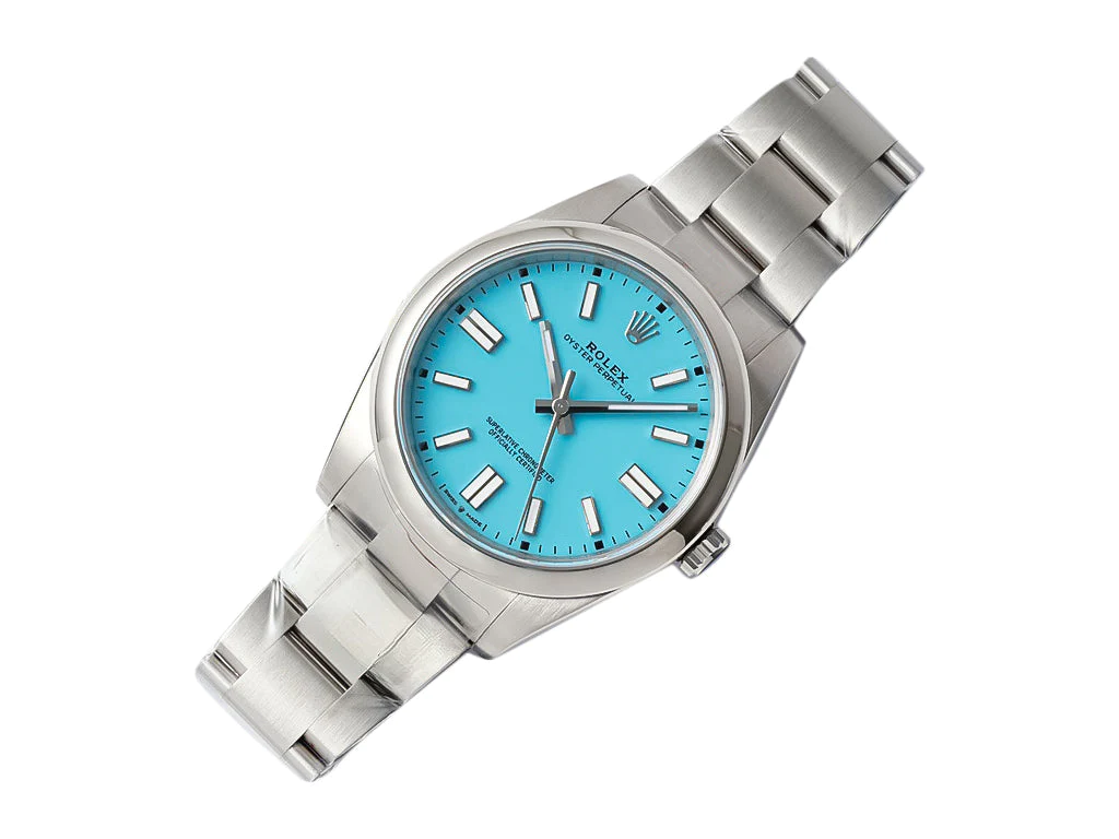 Oyster Perpetual 41 Stainless Steel 'Tiffany' with Blue Turquoise Dial