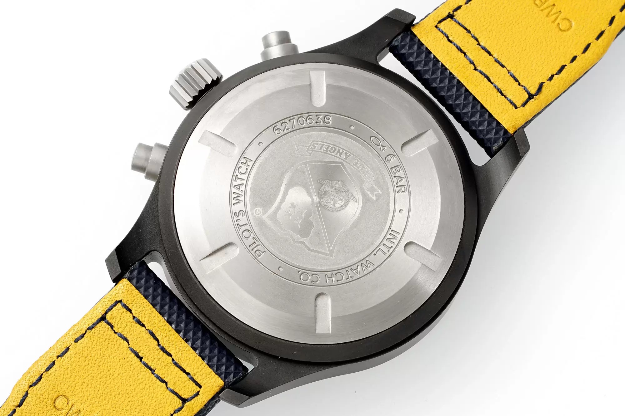 IWC Pilot's Watch Blue Angle Ceramic Case with Black Dial(44mm)