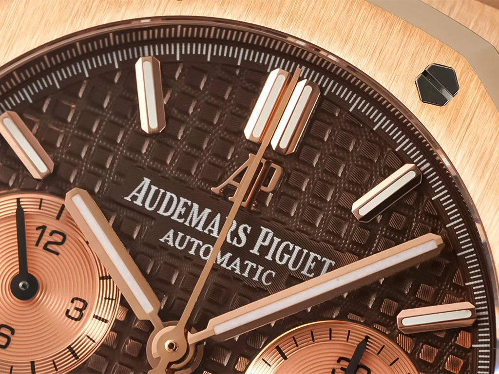 Royal Oak Chronograph Pink Gold with Chocolate Dial (41mm)