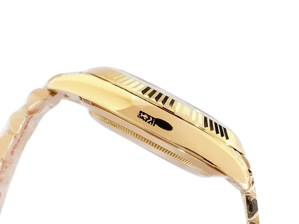 Day-Date 40 Yellow Gold 'President' with Champagne Dial and Fluted Bezel