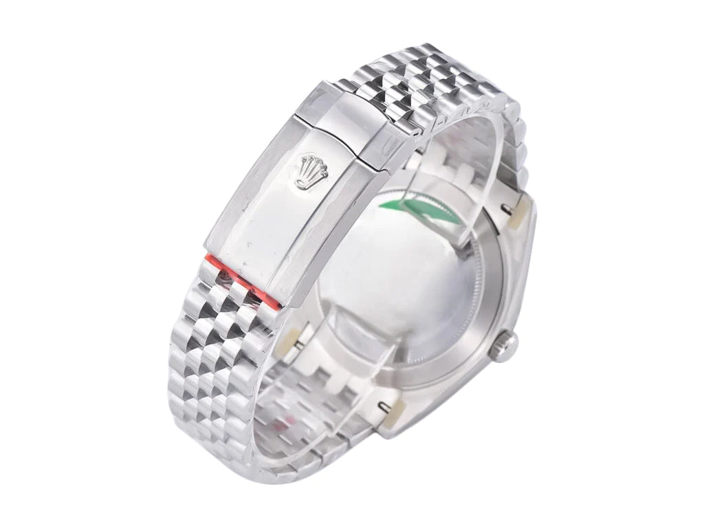 Datejust 41 Stainless Steel on Jubilee with Diamond Rhodium Dial and Fluted Bezel