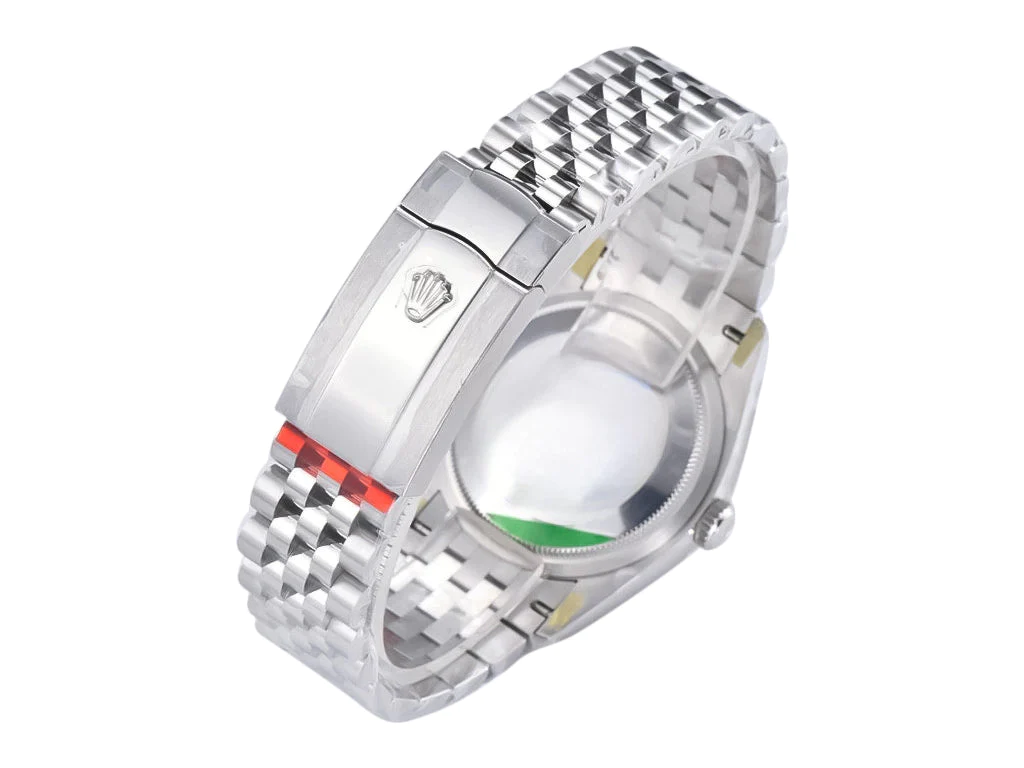 Datejust 36 Stainless Steel on Jubilee with Black Dial and Fluted Bezel