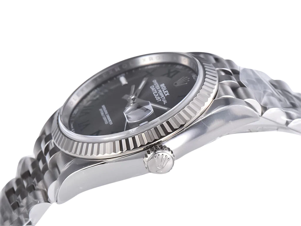 Datejust 36 Stainless Steel 'Wimbledon' on Jubilee with Fluted Bezel