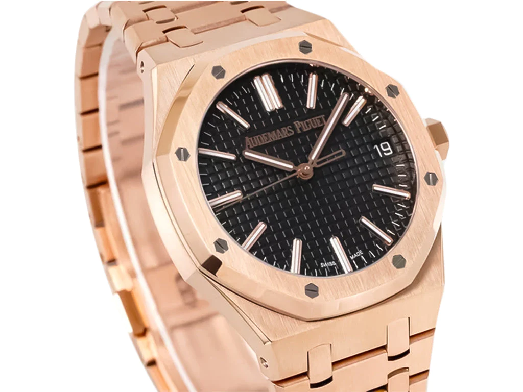 Royal Oak Pink Gold '50th Anniversary' with Black Dial (41mm)