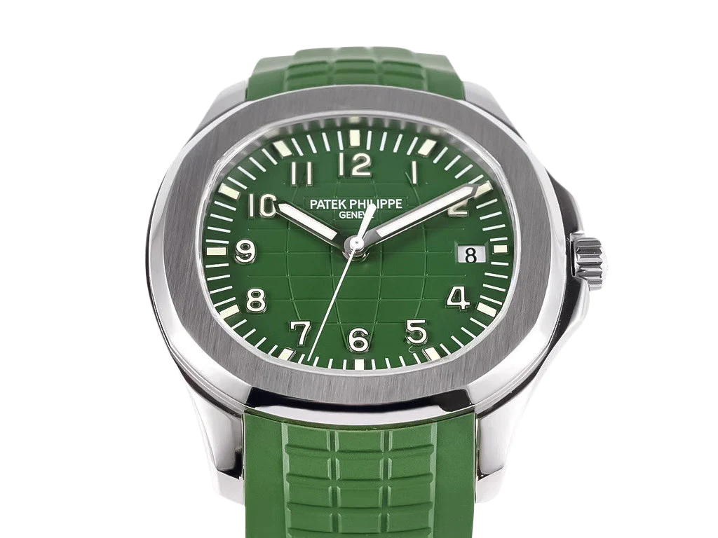 Aquanaut Stainless Steel 'Jumbo' with Green Dial (42mm)