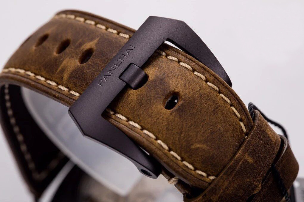 Radiomir Composite Black Seal 3 Days Automatic with Brown Dial and Brown Strap (45mm)