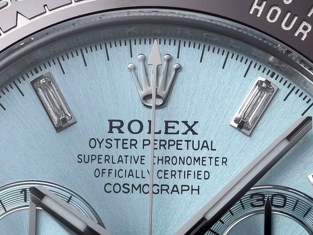 Cosmograph Daytona Platinum with Ice Blue Diamond Dial