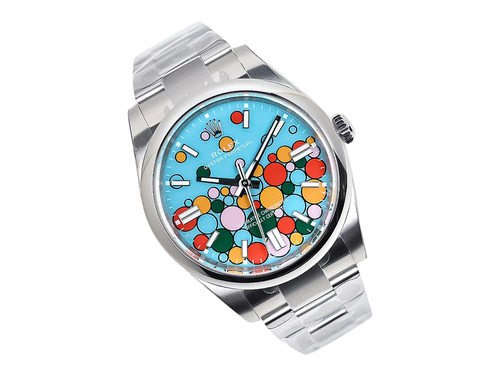 Oyster Perpetual 41 Stainless Steel with Turquoise Dial (Celebration Motif)