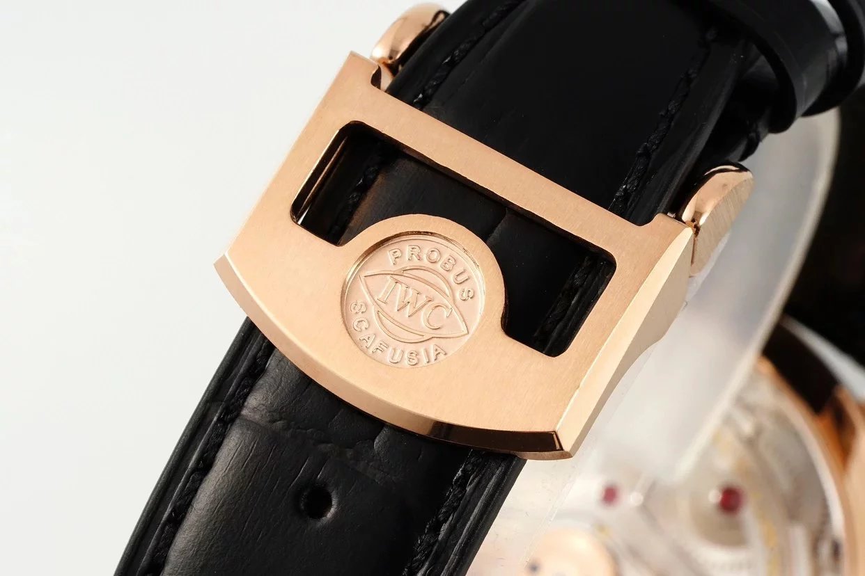 IWC Portugieser Eternal Calendar Gold Plated Case With Black Dial (44.2mm)