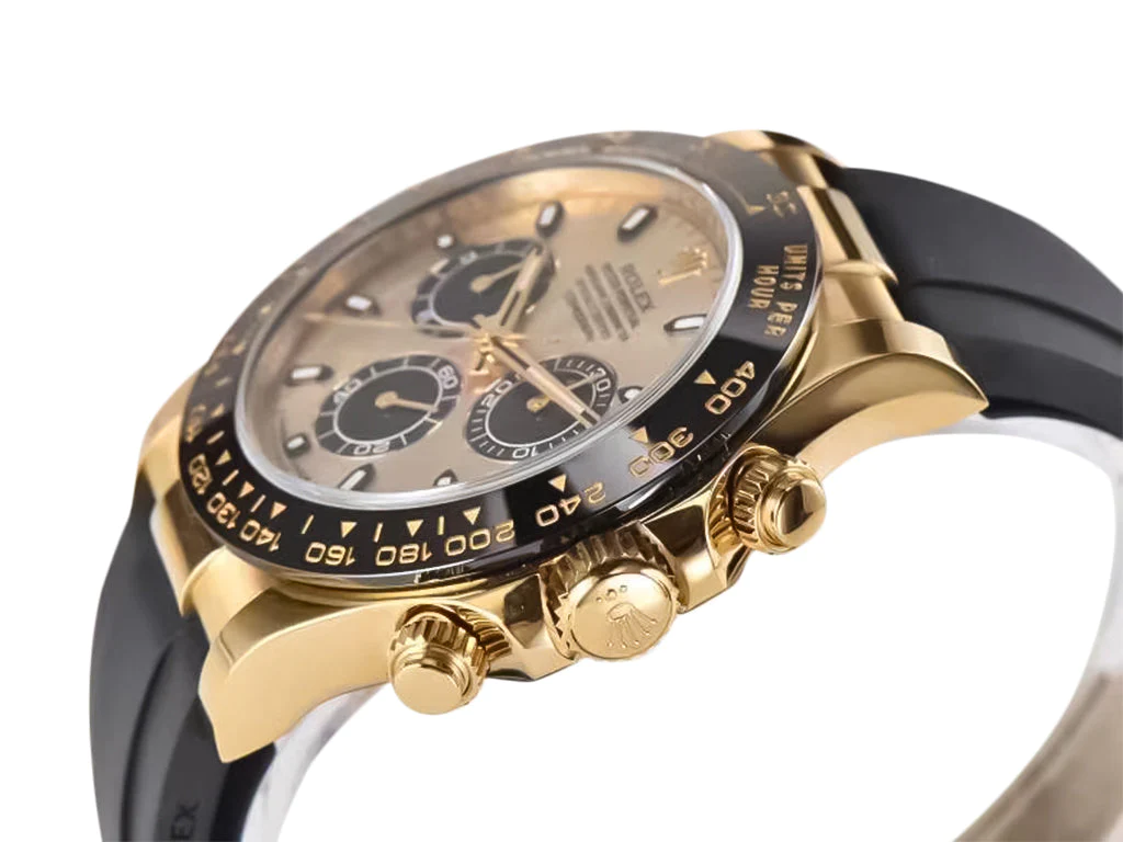 Cosmograph Daytona Yellow Gold Oysterflex with Champagne Dial
