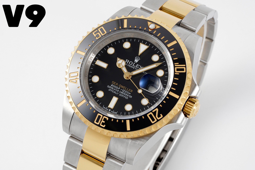 Sea-Dweller 126600 Yellow Gold and Stainless Steel with Black Dial （43mm）
