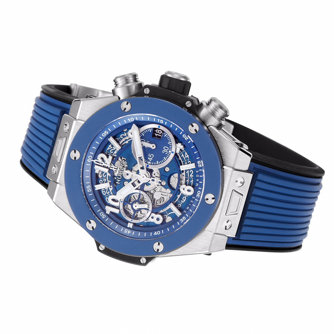 BIG BANG Unico Titanium Alloy Case with Ceramic Bezel and Blue Dial (44MM)