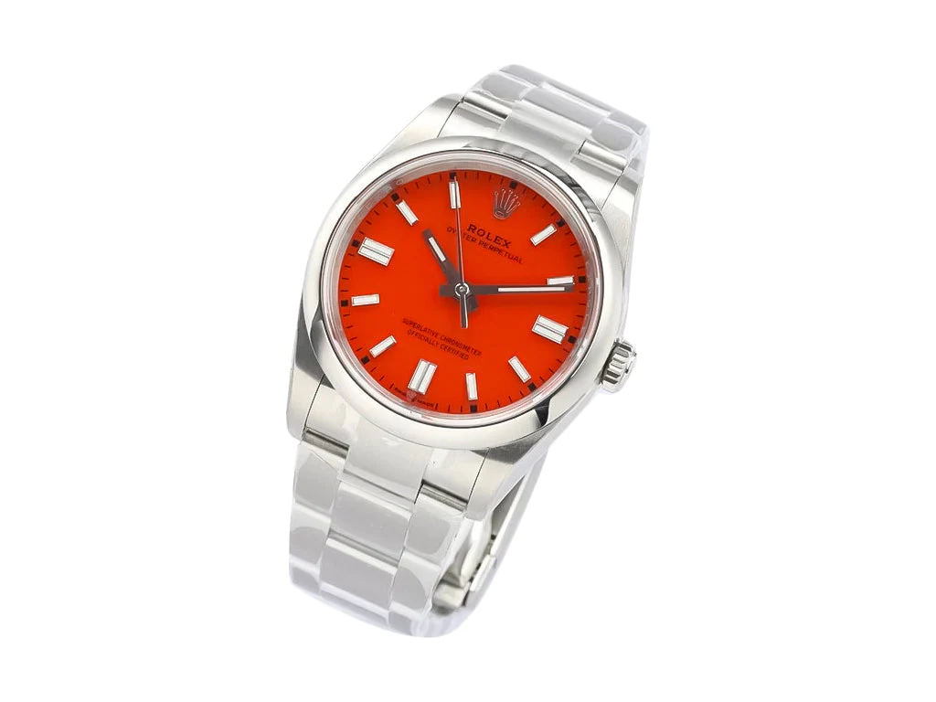 Oyster Perpetual 36 Stainless Steel with Red Dial